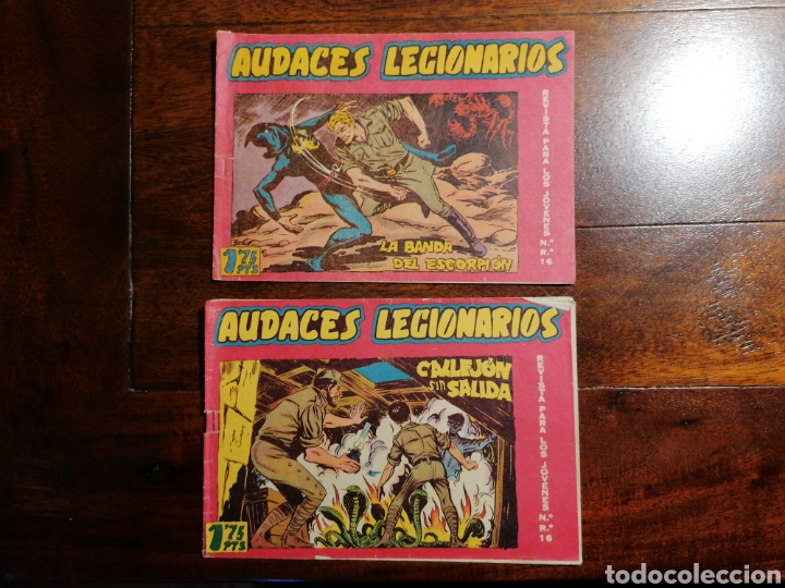 Tebeos: C&oacute;mic tebeo Audaces Legionarios 2 n&uacute;meros Ed. MAGA originales - Foto 1