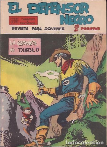 Tebeos: EL DEFENSOR NEGRO N&ordm; 5. LA GARGANTA DEL DIABLO - Foto 1