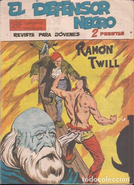 Tebeos: EL DEFENSOR NEGRO N&ordm; 13. RAMON TWILL - Foto 1
