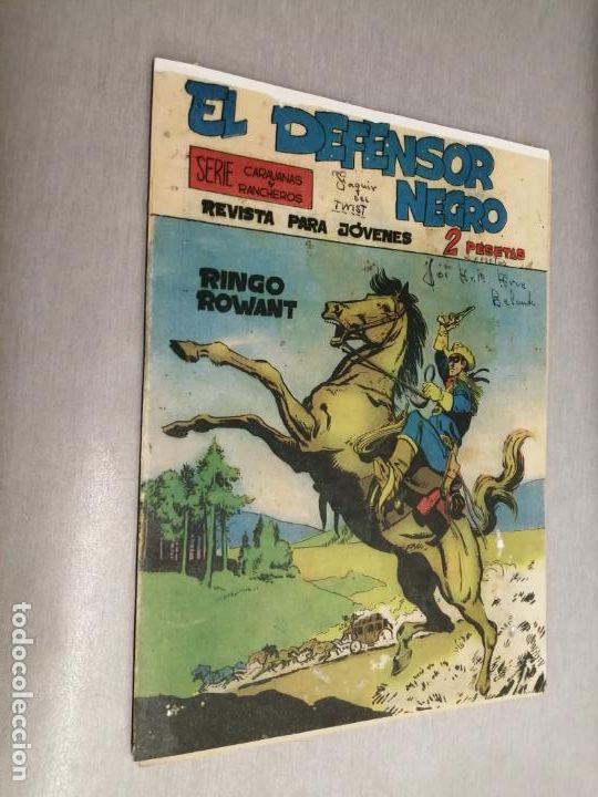 Tebeos: EL DEFENSOR NEGRO N&ordm; 1 / MAGA ORIGINAL - Foto 1