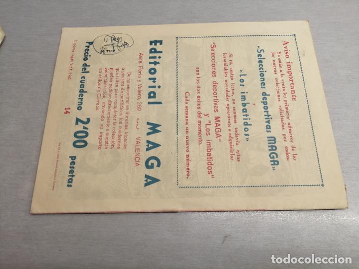 Tebeos: EL DEFENSOR NEGRO N&ordm; 14 / MAGA ORIGINAL - Foto 2