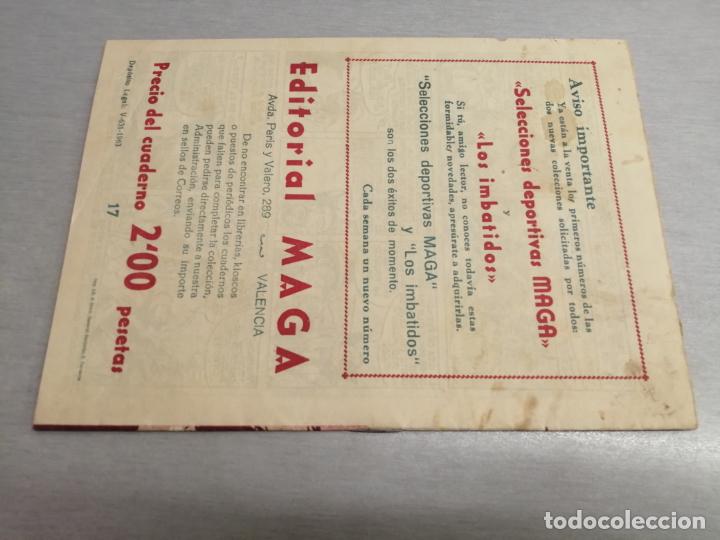 Tebeos: EL DEFENSOR NEGRO N&ordm; 17 / MAGA ORIGINAL - Foto 2