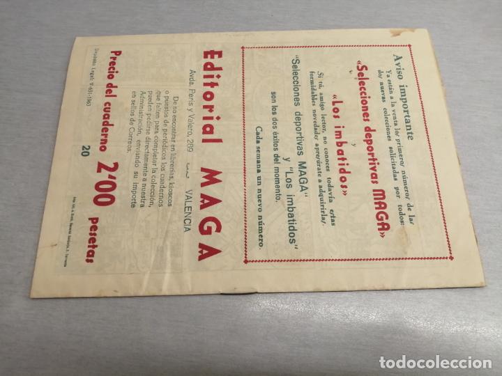 Tebeos: EL DEFENSOR NEGRO N&ordm; 20 / MAGA ORIGINAL - Foto 2