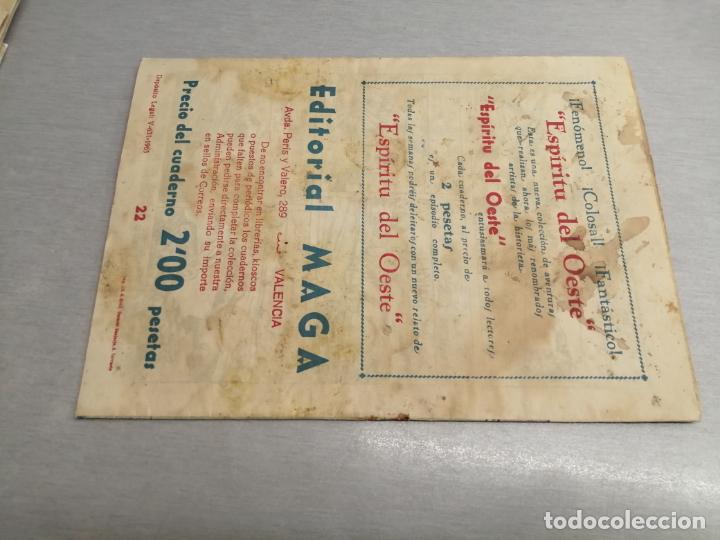Tebeos: EL DEFENSOR NEGRO N&ordm; 22 / MAGA ORIGINAL - Foto 2