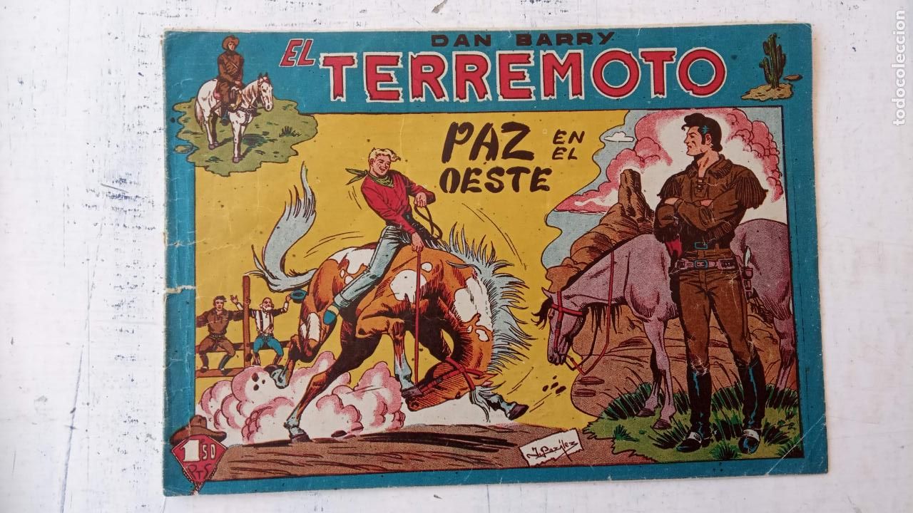 Tebeos: DAN BARRY EL TERREMOTO ORIGINAL N&ordm; 76 &Uacute;LTIMO - Foto 1