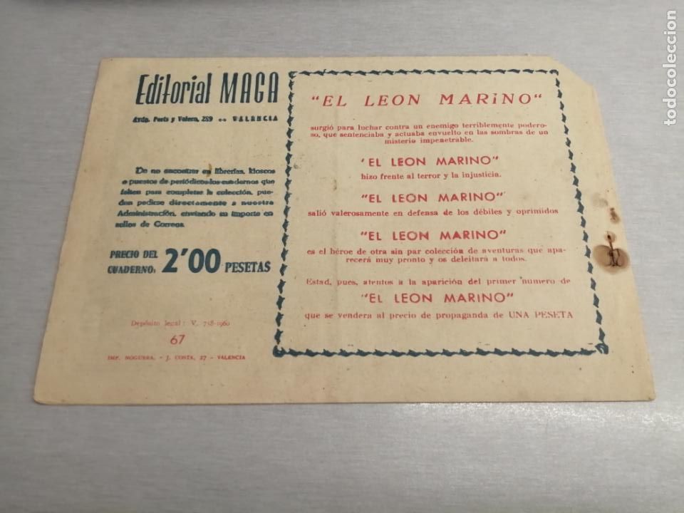 Tebeos: RAYO DE LA SELVA N&ordm; 67 / MAGA ORIGINAL - Foto 2