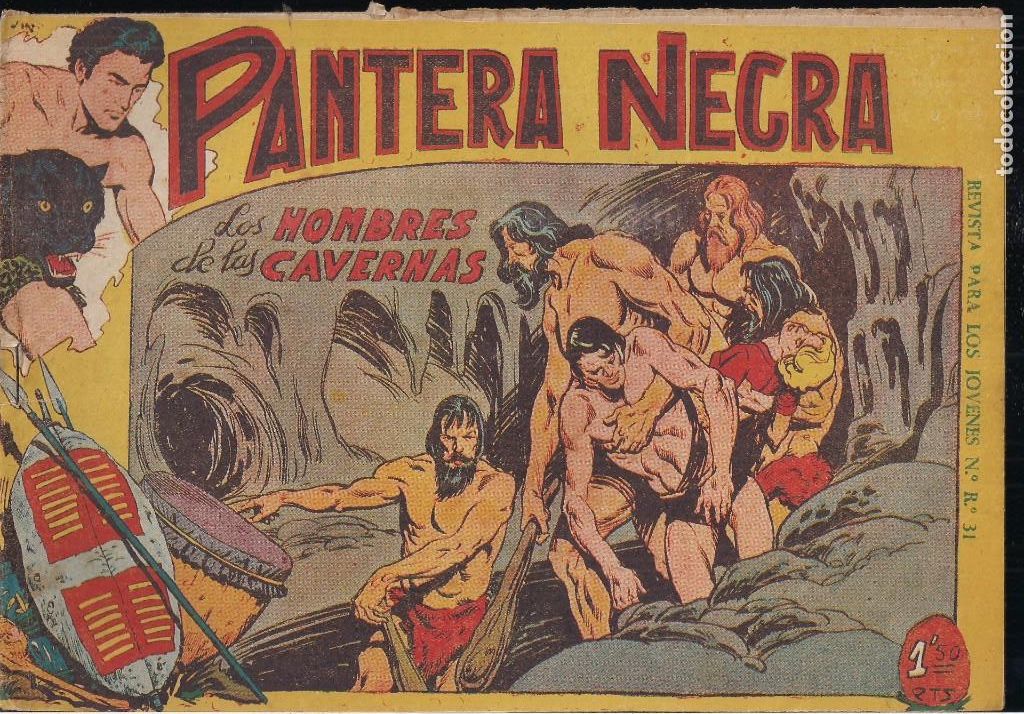 Tebeos: PANTERA NEGRA N&ordm; 45: LOS HOMBRES DE LAS CAVERNAS - Foto 1