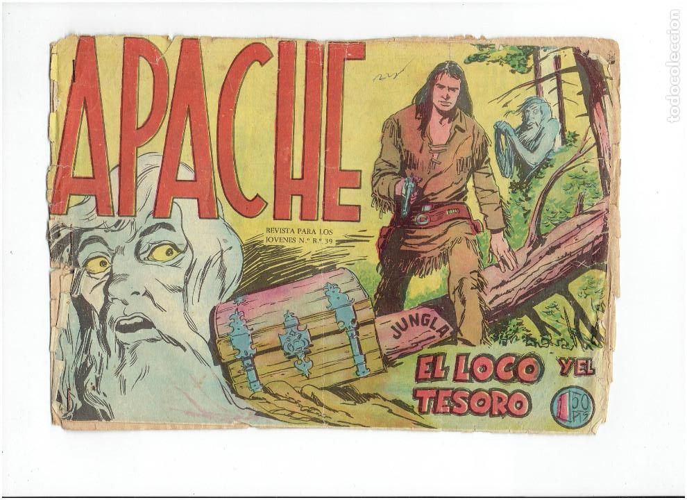 Tebeos: *APACHE * n&ordm; 35 y 49 * Editorial MAGA * ORIGINAL DE 1958.* - Foto 2