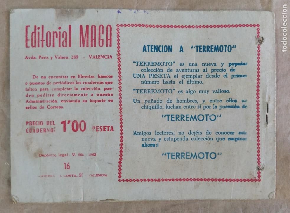 Tebeos: CASTOR - MAGA / N&Uacute;MERO 16 - Foto 2