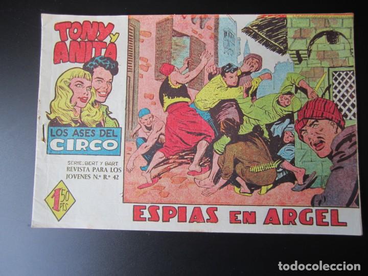 Tebeos: TONY Y ANITA (1960, MAGA) 23 · 14-XII-1960 · ESPIAS EN ARGEL - Foto 1 - 220288315