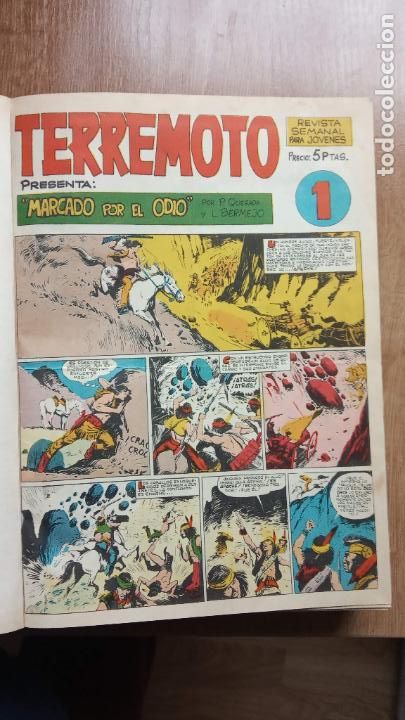 Tebeos: TERREMOTO PRESENTA: APACHE - BENGALA - ROQUE BRIO - COMPLETA 1 AL 31 - Foto 11