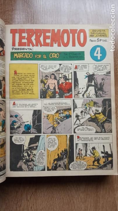 Tebeos: TERREMOTO PRESENTA: APACHE - BENGALA - ROQUE BRIO - COMPLETA 1 AL 31 - Foto 14