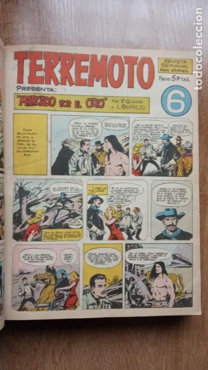 Tebeos: TERREMOTO PRESENTA: APACHE - BENGALA - ROQUE BRIO - COMPLETA 1 AL 31 - Foto 18