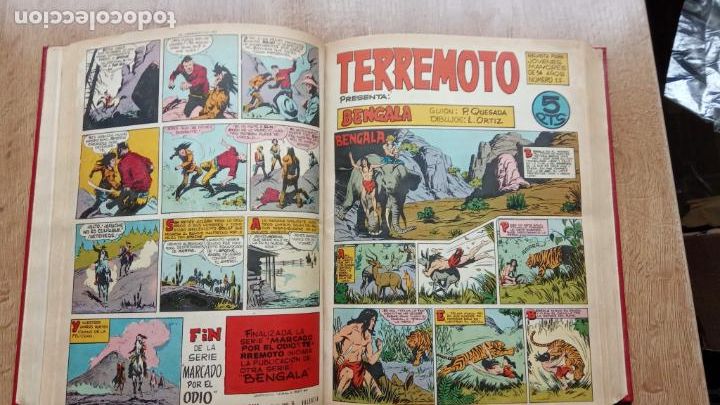 Tebeos: TERREMOTO PRESENTA: APACHE - BENGALA - ROQUE BRIO - COMPLETA 1 AL 31 - Foto 36