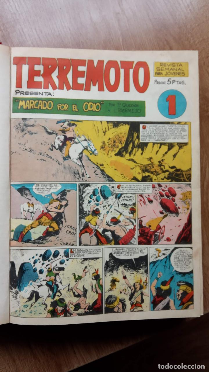 Tebeos: TERREMOTO PRESENTA: APACHE - BENGALA - ROQUE BRIO - COMPLETA 1 AL 31 - Foto 1