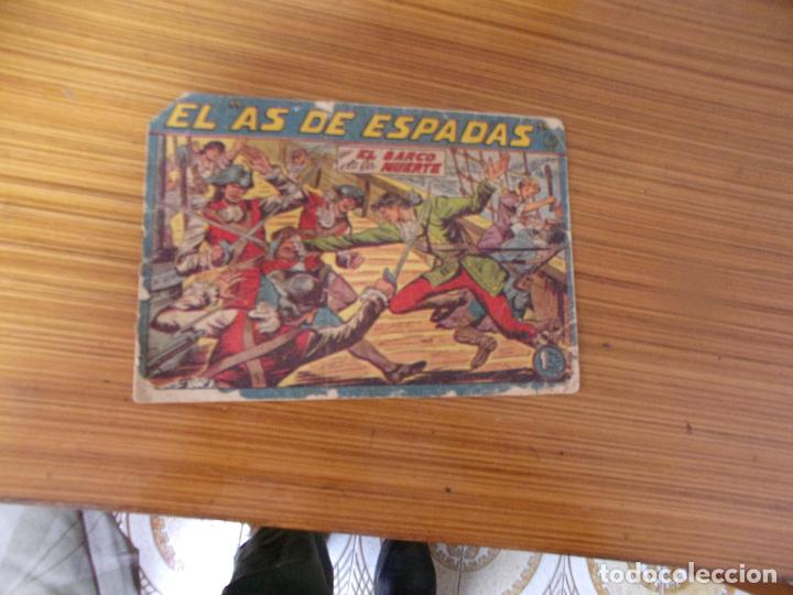 Tebeos: EL AS DE ESPADAS N&ordm; 4 EDITA MAGA - Foto 1
