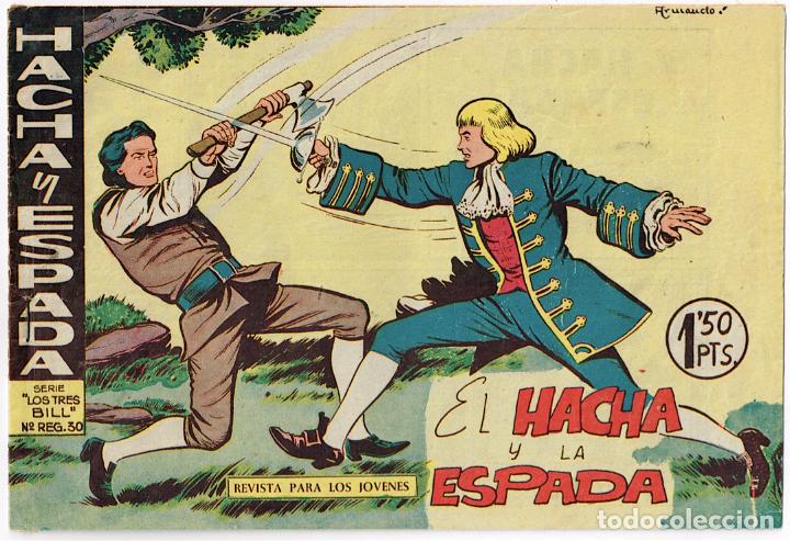 Tebeos: HACHA Y ESPADA n&ordm; 2 EL HACHA Y LA ESPADA = Edit. MAGA - Foto 1