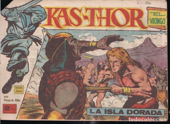 Tebeos: KAS-THOR EL VIKINGO N&ordm; 10: LA ISLA DORADA - Foto 1