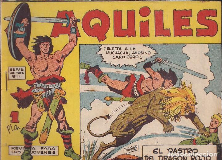 Tebeos: AQUILES N&ordm; 3: EL RASTRO DEL DRAG&Oacute;N ROJO - Foto 1