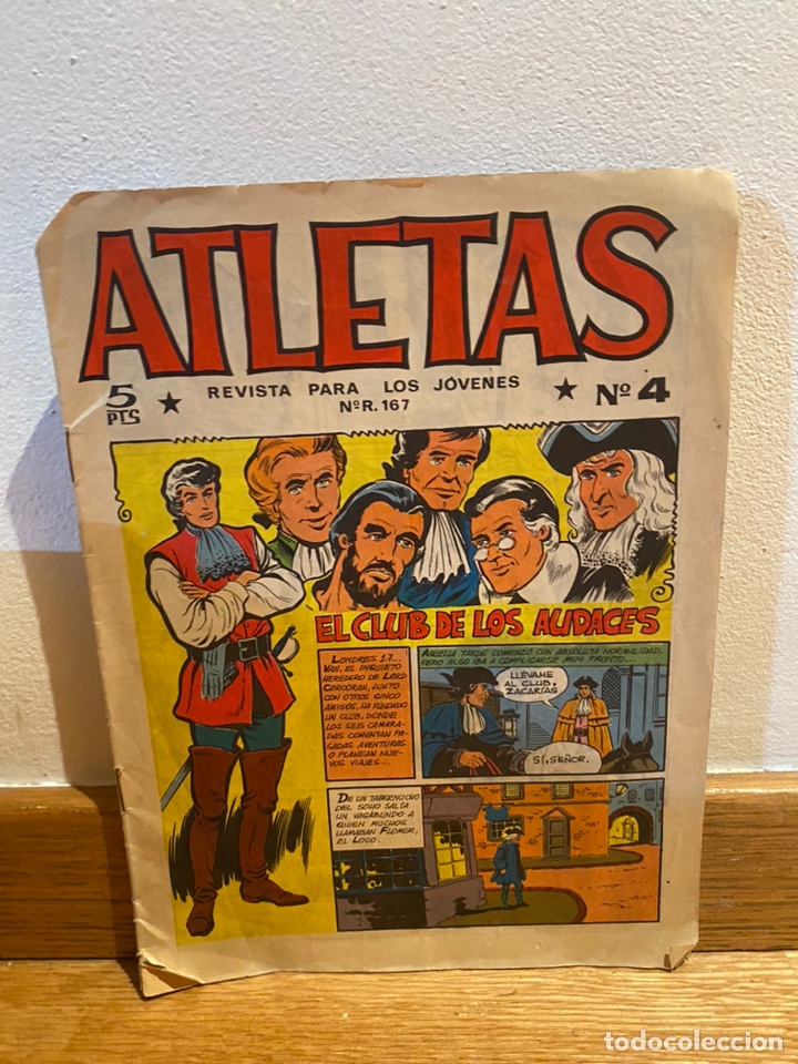 Tebeos: Atletas N&uacute;mero 4 El club de los audaces - Foto 1