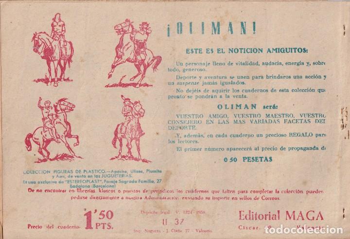 Tebeos: APACHE 2&ordf; PARTE: NUMERO 37 FLECHAS DE PLATA, EDITORIAL MAGA - Foto 2