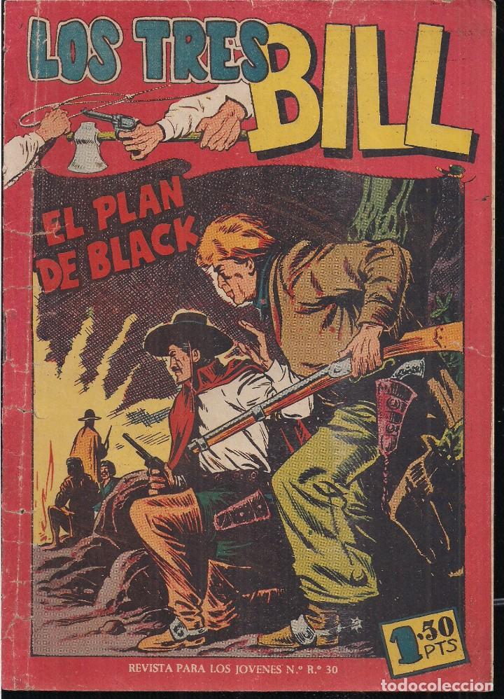 Tebeos: LOS TRES BILL N&ordm; 12: EL PLAN DE BLACK - Foto 1