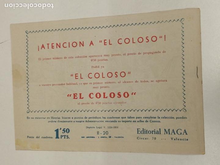 Tebeos: APACHE 2&ordf; PARTE N&ordm; 20 / MAGA ORIGINAL - Foto 2