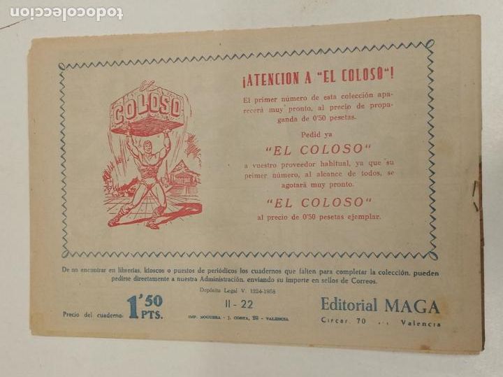 Tebeos: APACHE 2&ordf; PARTE N&ordm; 22 / MAGA ORIGINAL - Foto 2