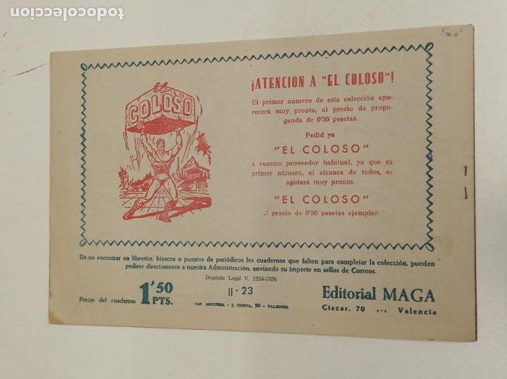 Tebeos: APACHE 2&ordf; PARTE N&ordm; 23 / MAGA ORIGINAL - Foto 2