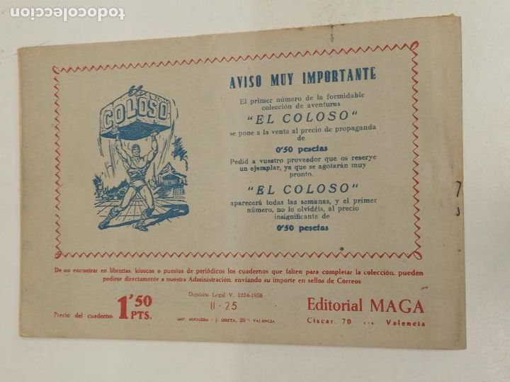 Tebeos: APACHE 2&ordf; PARTE N&ordm; 25 / MAGA ORIGINAL - Foto 2