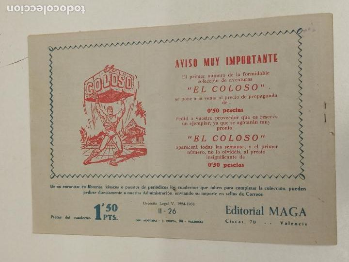 Tebeos: APACHE 2&ordf; PARTE N&ordm; 26 / MAGA ORIGINAL - Foto 2