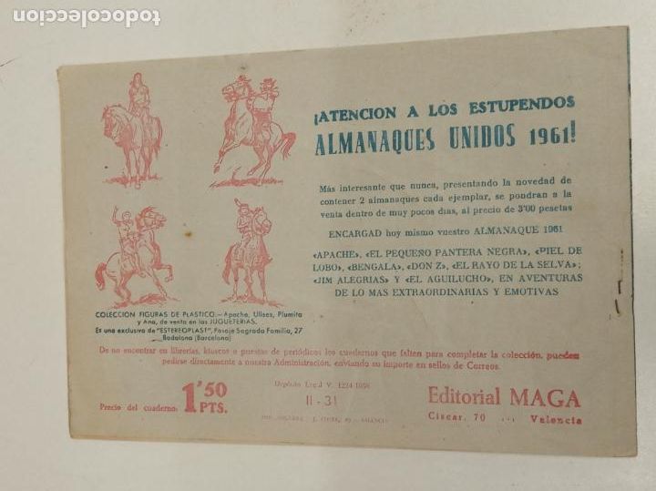 Tebeos: APACHE 2&ordf; PARTE N&ordm; 31 / MAGA ORIGINAL - Foto 3