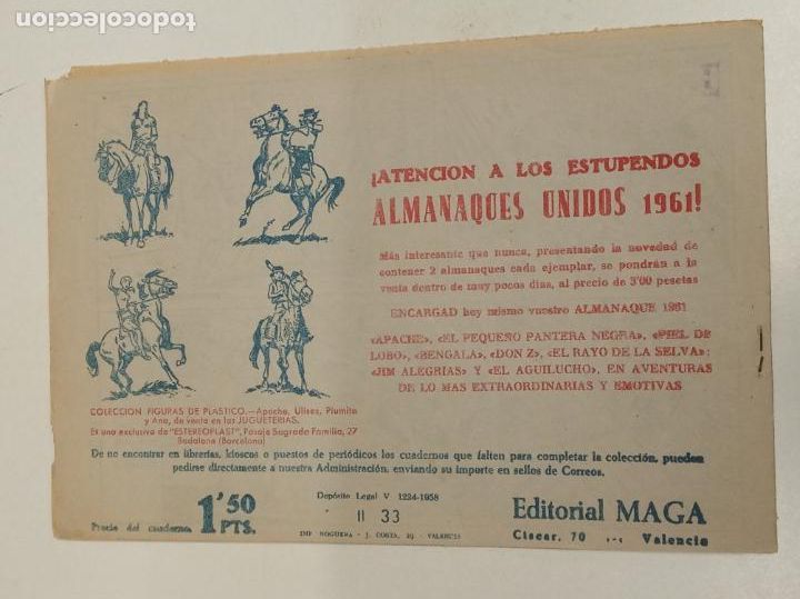 Tebeos: APACHE 2&ordf; PARTE N&ordm; 33 / MAGA ORIGINAL - Foto 3