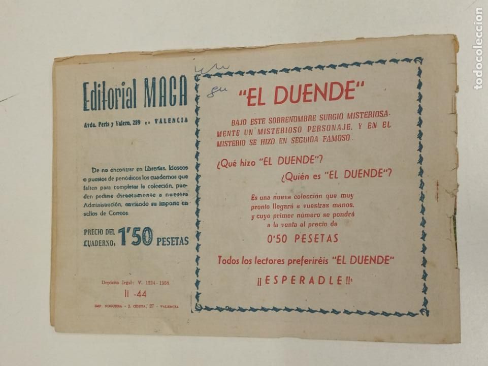 Tebeos: APACHE 2&ordf; PARTE N&ordm; 44 / MAGA ORIGINAL - Foto 2