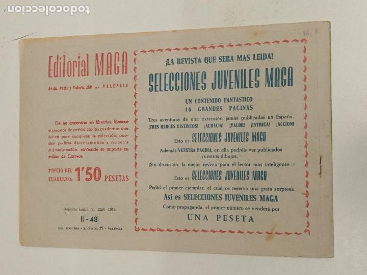 Tebeos: APACHE 2&ordf; PARTE N&ordm; 48 / MAGA ORIGINAL - Foto 2