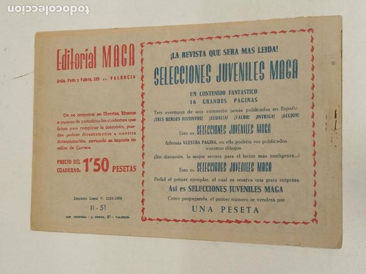 Tebeos: APACHE 2&ordf; PARTE N&ordm; 51 / MAGA ORIGINAL - Foto 2