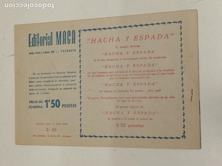 Tebeos: APACHE 2&ordf; PARTE N&ordm; 56 / MAGA ORIGINAL - Foto 2