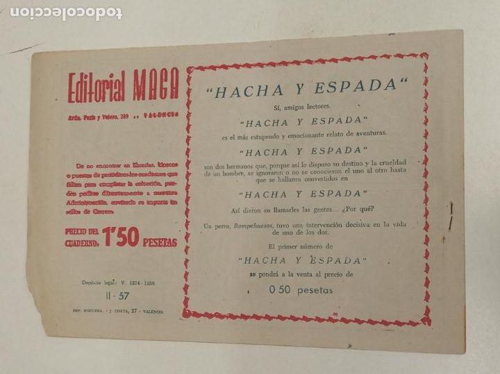 Tebeos: APACHE 2&ordf; PARTE N&ordm; 57 / MAGA ORIGINAL - Foto 3