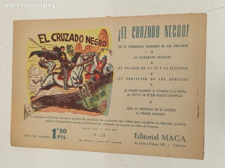 Tebeos: APACHE 2&ordf; PARTE N&ordm; 58 / MAGA ORIGINAL - Foto 2