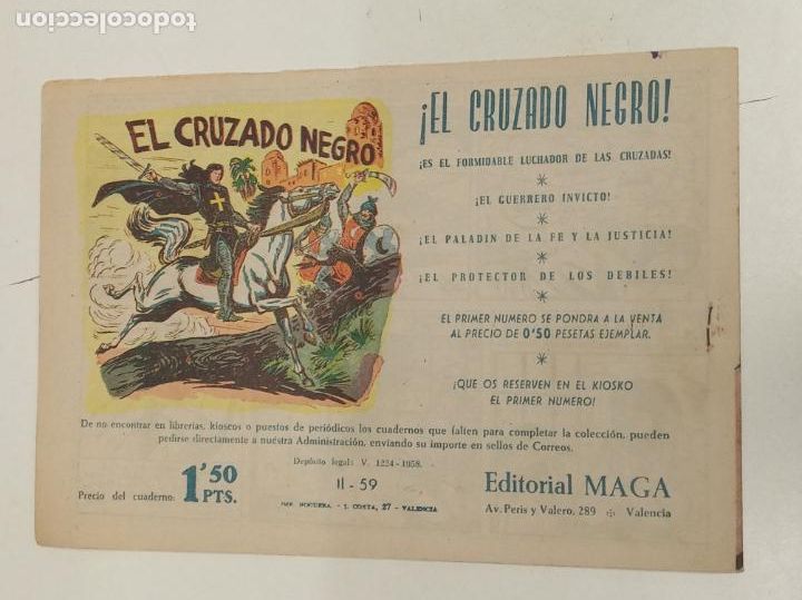 Tebeos: APACHE 2&ordf; PARTE N&ordm; 59 / MAGA ORIGINAL - Foto 2