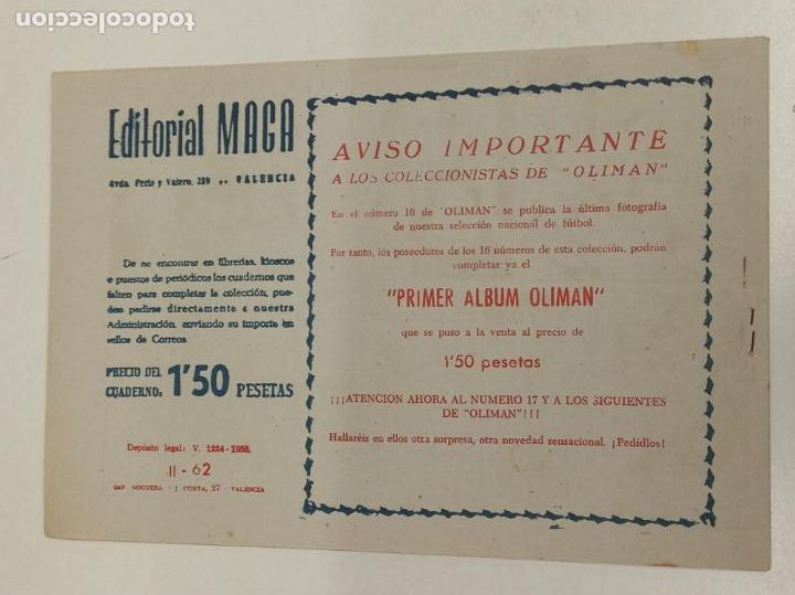 Tebeos: APACHE 2&ordf; PARTE N&ordm; 62 / MAGA ORIGINAL - Foto 2