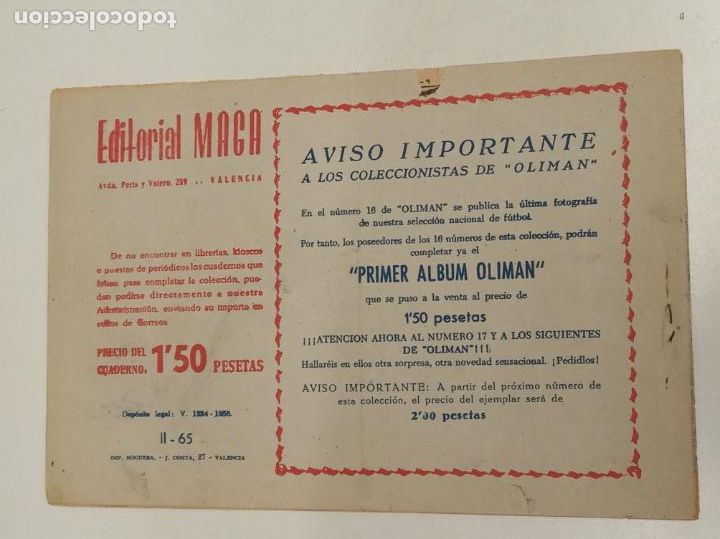 Tebeos: APACHE 2&ordf; PARTE N&ordm; 65 / MAGA ORIGINAL - Foto 2