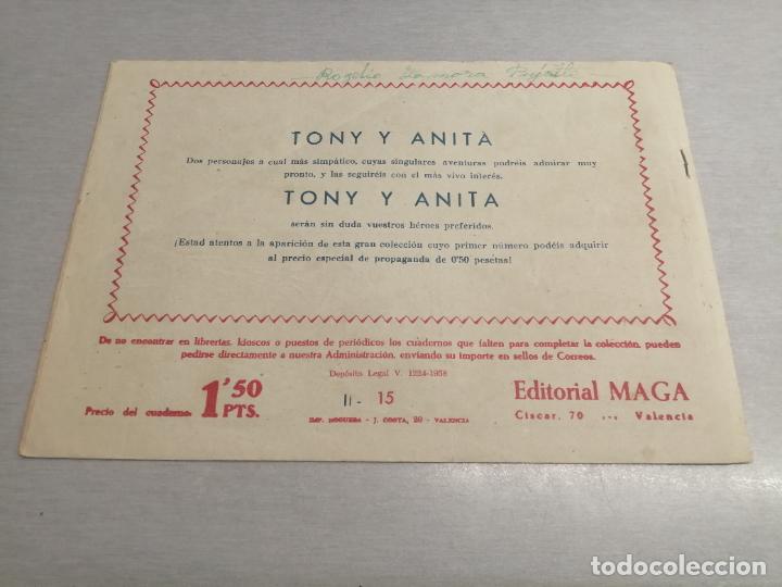 Tebeos: APACHE 2&ordf; PARTE N&ordm; 15 / MAGA ORIGINAL - Foto 2