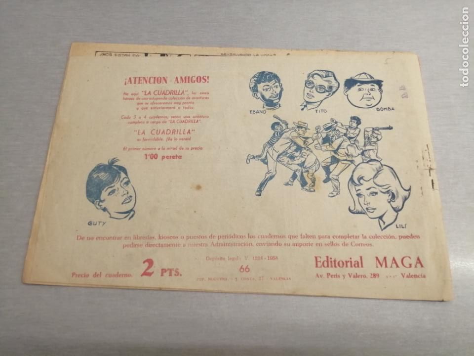 Tebeos: APACHE 2&ordf; PARTE N&ordm; 66 / MAGA ORIGINAL - Foto 2