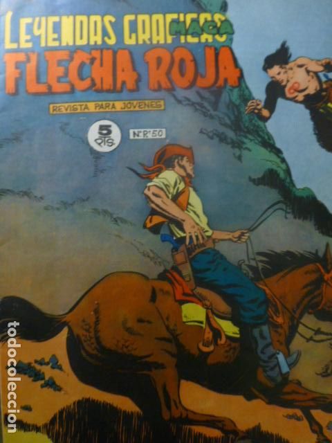 Tebeos: COMIC FLECHA ROJA N&ordm; 55 DE MAGA - Foto 1