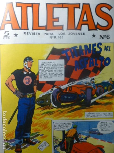 Tebeos: COMIC ATLETAS N&ordm; 6 DE MAGA - Foto 1