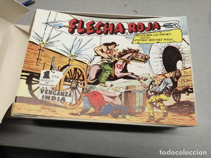 Tebeos: FLECHA ROJA / COMPLETA 79 N&Uacute;MEROS / REEDICI&Oacute;N - Foto 2