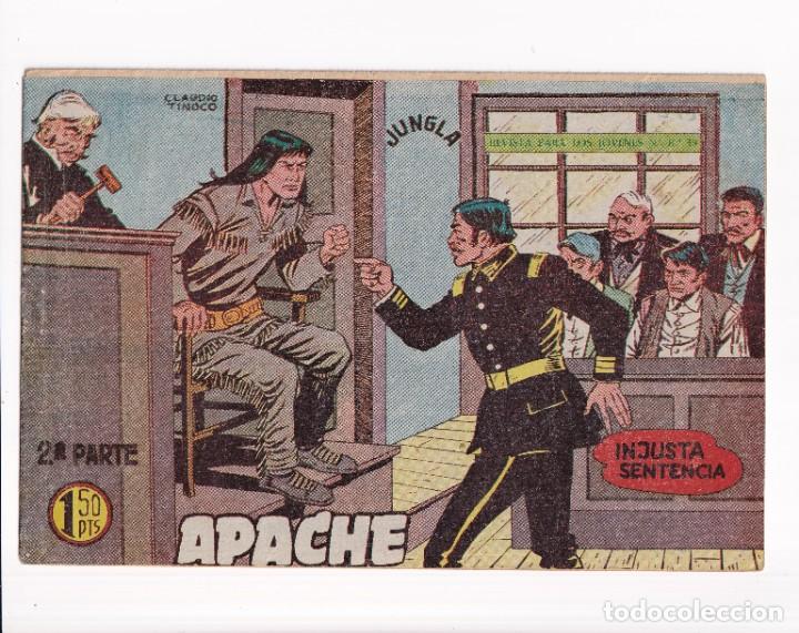 Tebeos: APACHE (&ordf; PARTE): NUMERO 31 INJUSTA SENBTENCIA, EDITORIAL MAGA - Foto 1
