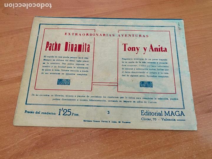 Tebeos: DAN BARRY EL TERREMOTO N&ordm; 3 EL PODER DE LOS COMANCHES (ORIGINAL MAGA ) (COB61) - Foto 2