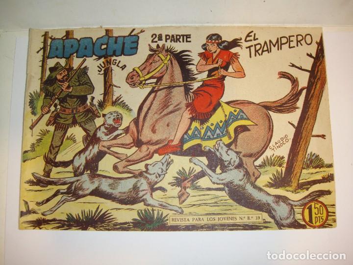Tebeos: APACHE - 2&ordf; PARTE - n&ordm; 35 - EL TRAMPERO - Editorial MAGA - ORIGINAL de 1957 - Foto 1